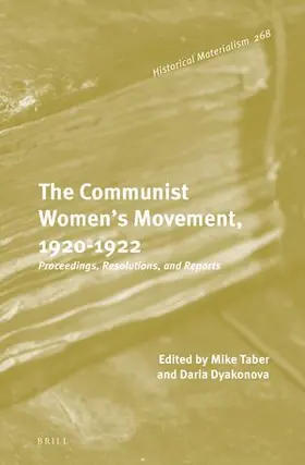  The Communist Women’s Movement, 1920-1922 | Buch |  Sack Fachmedien