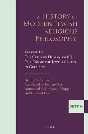 Schweid |  A History of Modern Jewish Religious Philosophy | Buch |  Sack Fachmedien