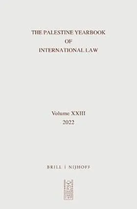 Sultany |  The Palestine Yearbook of International Law (2022) | Buch |  Sack Fachmedien