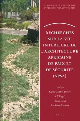  Recherches Sur La Vie Intérieure de l'Architecture Africaine de Paix Et de Sécurité (Apsa) | Buch |  Sack Fachmedien