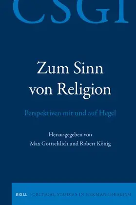  Zum Sinn Von Religion. Perspektiven Mit Und Auf Hegel | Buch |  Sack Fachmedien