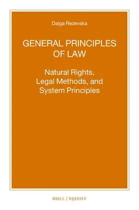 Rezevska |  General Principles of Law | Buch |  Sack Fachmedien
