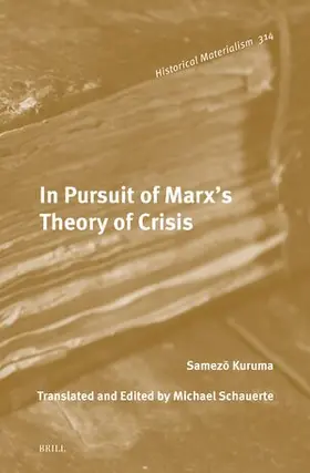 Samezo / Schauerte |  In Pursuit of Marx's Theory of Crisis | Buch |  Sack Fachmedien
