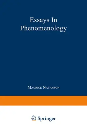 Natanson |  Essays in Phenomenology | Buch |  Sack Fachmedien