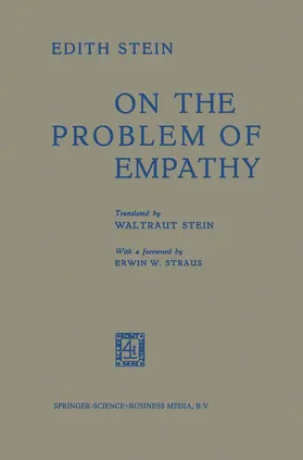 Stein |  On the Problem of Empathy | Buch |  Sack Fachmedien