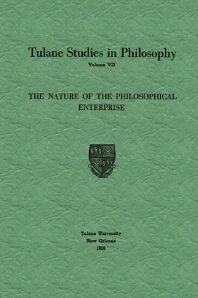 Ballard / Barber / Feibleman |  The Nature of the Philosophical Enterprise | Buch |  Sack Fachmedien