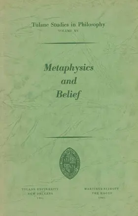 Merlan |  Metaphysics and Belief | Buch |  Sack Fachmedien