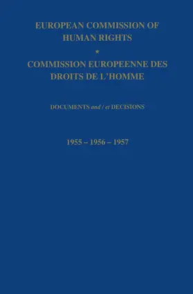 Loparo |  European Commission of Human Rights / Commission Europeenne des Droits de L'Homme | Buch |  Sack Fachmedien