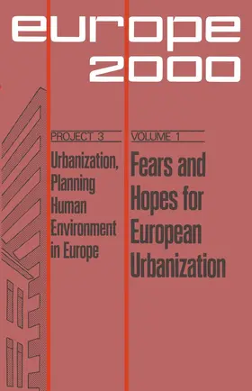 Malmberg / Tvrdý |  Fears and Hopes for European Urbanization | Buch |  Sack Fachmedien