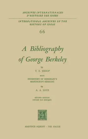 Jessop |  A Bibliography of George Berkeley | Buch |  Sack Fachmedien