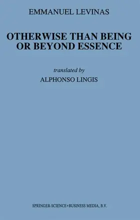 Levinas | Otherwise Than Being or Beyond Essence | Buch | 978-90-247-2374-4 | sack.de
