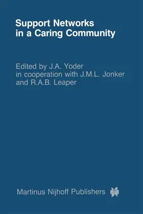Yoder / Jonker / Leaper |  Support Networks in a Caring Community | Buch |  Sack Fachmedien