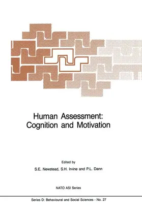 Newstead / Dann / Irvine |  Human Assessment: Cognition and Motivation | Buch |  Sack Fachmedien