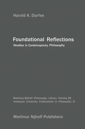 Durfee |  Foundational Reflections | Buch |  Sack Fachmedien