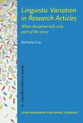 Gray |  Linguistic Variation in Research Articles | Buch |  Sack Fachmedien