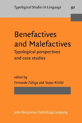 Zúñiga / Kittilä |  Benefactives and Malefactives | Buch |  Sack Fachmedien