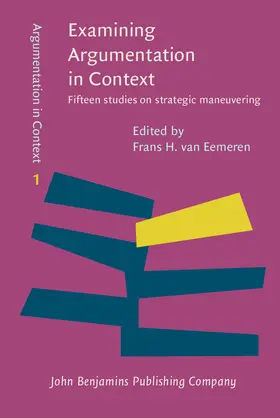 Eemeren |  Examining Argumentation in Context | Buch |  Sack Fachmedien