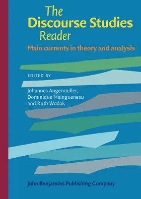Angermuller / Maingueneau / Wodak |  The Discourse Studies Reader | Buch |  Sack Fachmedien