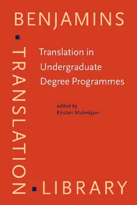 Malmkjaer | Translation in Undergraduate Degree Programmes | Buch | 978-90-272-1665-6 | sack.de