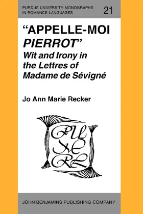 Recker |  “Appelle-moi Pierrot” | Buch |  Sack Fachmedien