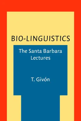 Givón |  Bio-Linguistics | Buch |  Sack Fachmedien