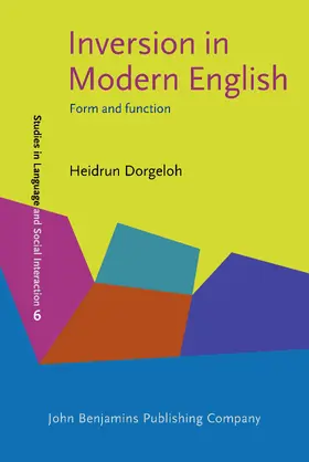 Dorgeloh |  Inversion in Modern English | Buch |  Sack Fachmedien