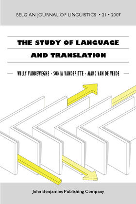 Vandeweghe / Vandepitte / Velde | The Study of Language and Translation | Buch | 978-90-272-2681-5 | sack.de