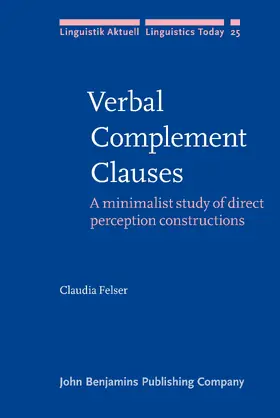Felser |  Verbal Complement Clauses | Buch |  Sack Fachmedien
