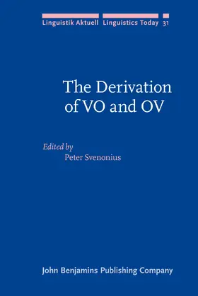 Svenonius |  The Derivation of VO and OV | Buch |  Sack Fachmedien