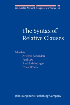 Alexiadou / Law / Meinunger |  The Syntax of Relative Clauses | Buch |  Sack Fachmedien