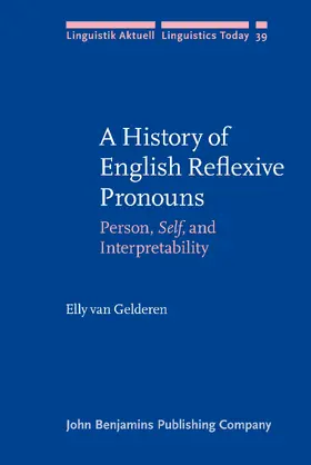 Gelderen |  A History of English Reflexive Pronouns | Buch |  Sack Fachmedien
