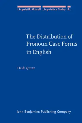 Quinn |  The Distribution of Pronoun Case Forms in English | Buch |  Sack Fachmedien