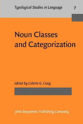 Craig |  Noun Classes and Categorization | Buch |  Sack Fachmedien