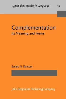 Ransom |  Complementation | Buch |  Sack Fachmedien