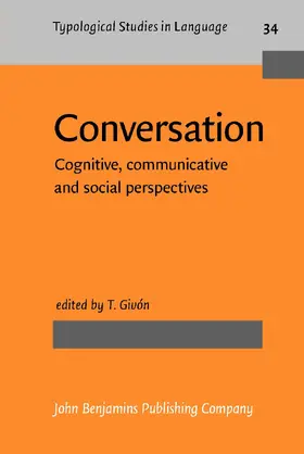 Givón | Conversation | Buch | 978-90-272-2929-8 | sack.de