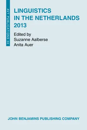 Aalberse / Auer |  Linguistics in the Netherlands 2013 | Buch |  Sack Fachmedien