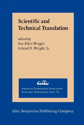 Wright / Wright, Jr. |  Scientific and Technical Translation | Buch |  Sack Fachmedien