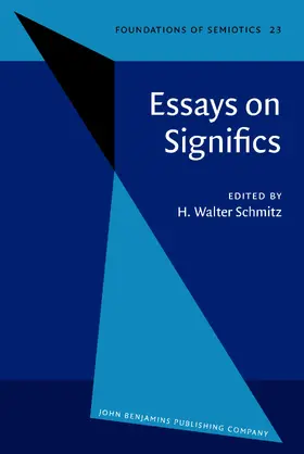 Schmitz |  Essays on Significs | Buch |  Sack Fachmedien