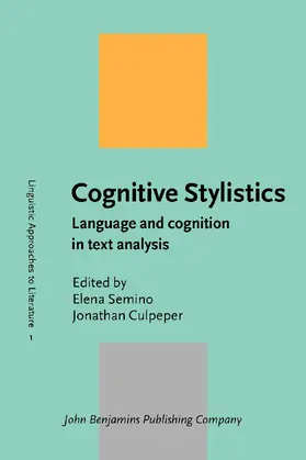 Semino / Culpeper |  Cognitive Stylistics | Buch |  Sack Fachmedien