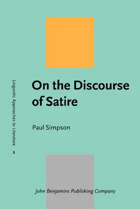 Simpson |  On the Discourse of Satire | Buch |  Sack Fachmedien