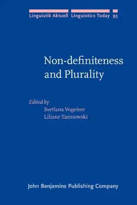 Vogeleer / Tasmowski |  Non-definiteness and Plurality | Buch |  Sack Fachmedien