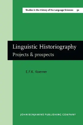 Koerner |  Linguistic Historiography | Buch |  Sack Fachmedien