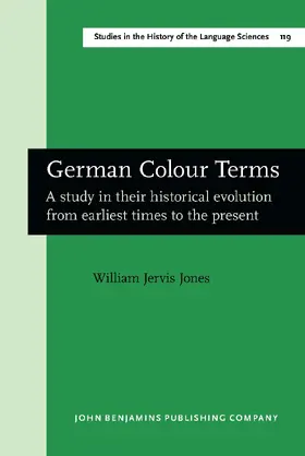 Jones |  German Colour Terms | Buch |  Sack Fachmedien