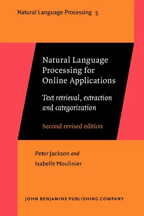 Jackson / Moulinier |  Natural Language Processing for Online Applications | Buch |  Sack Fachmedien
