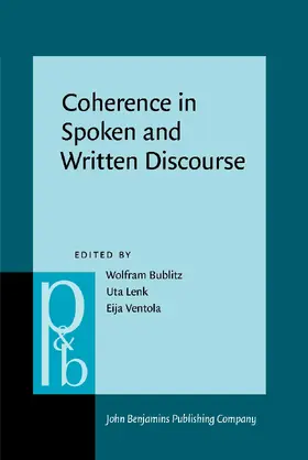 Bublitz / Lenk / Ventola |  Coherence in Spoken and Written Discourse | Buch |  Sack Fachmedien