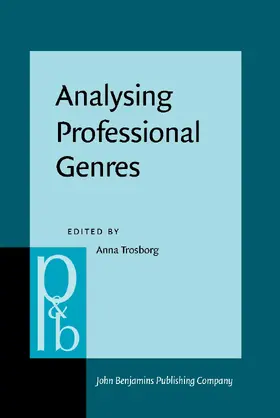 Trosborg | Analysing Professional Genres | Buch | 978-90-272-5089-6 | sack.de