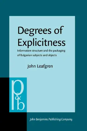 Leafgren |  Degrees of Explicitness | Buch |  Sack Fachmedien