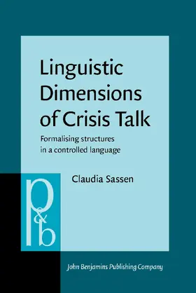 Sassen |  Linguistic Dimensions of Crisis Talk | Buch |  Sack Fachmedien