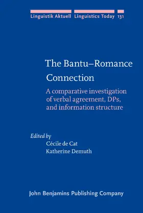 De Cat / Demuth |  The Bantu–Romance Connection | Buch |  Sack Fachmedien