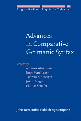 Alexiadou / Hankamer / McFadden |  Advances in Comparative Germanic Syntax | Buch |  Sack Fachmedien